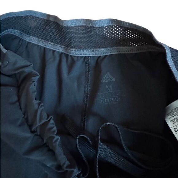 adidas Juniors AeroReady Black Running Shorts Size Medium - Picture 2 of 7